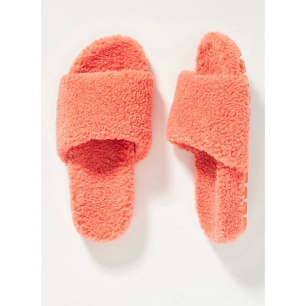 Anthropologie Farylrobin Sherpa Slippers